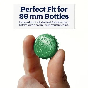 Green Beer Bottle Caps