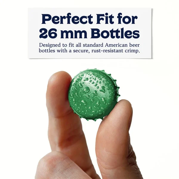 Green Beer Bottle Caps