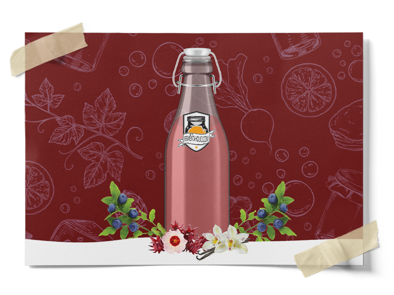 Hibiscus Kombucha
