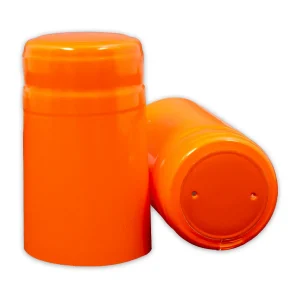Orange Wine Bottle PVC Shrink Caps