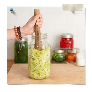 Wooden Tamper for Fermentation