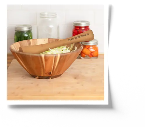 Wooden Tamper For Fermentation