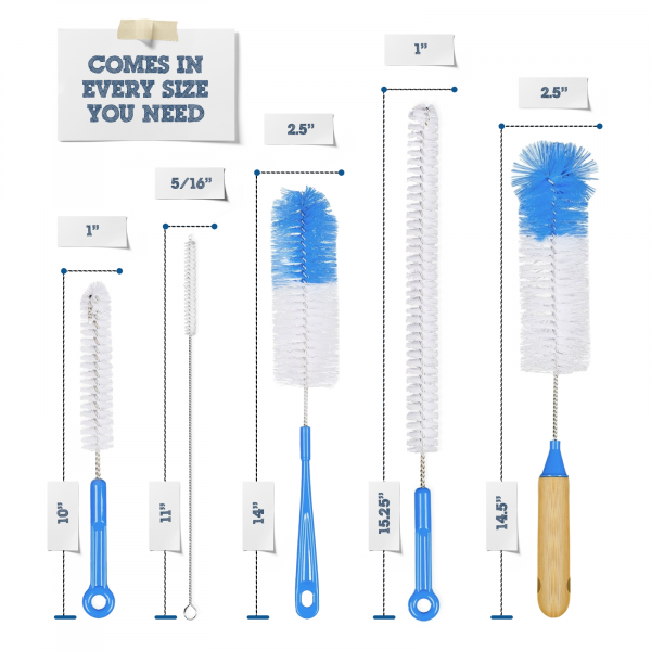 Bottle Cleaner Brush Set