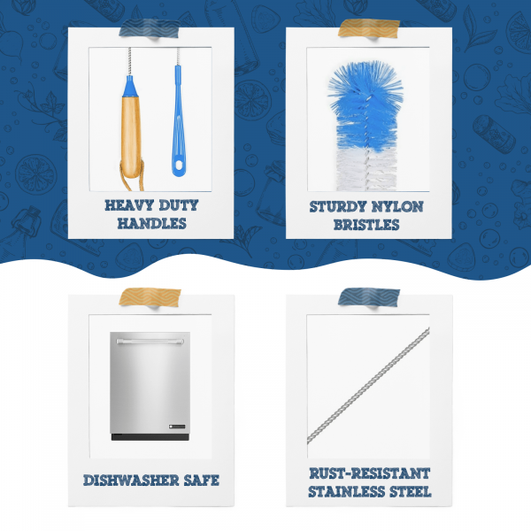 Bottle Brush Cleaner Set