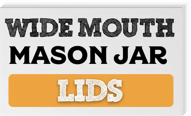 Plastic Wide Mouth Mason Jar Lids