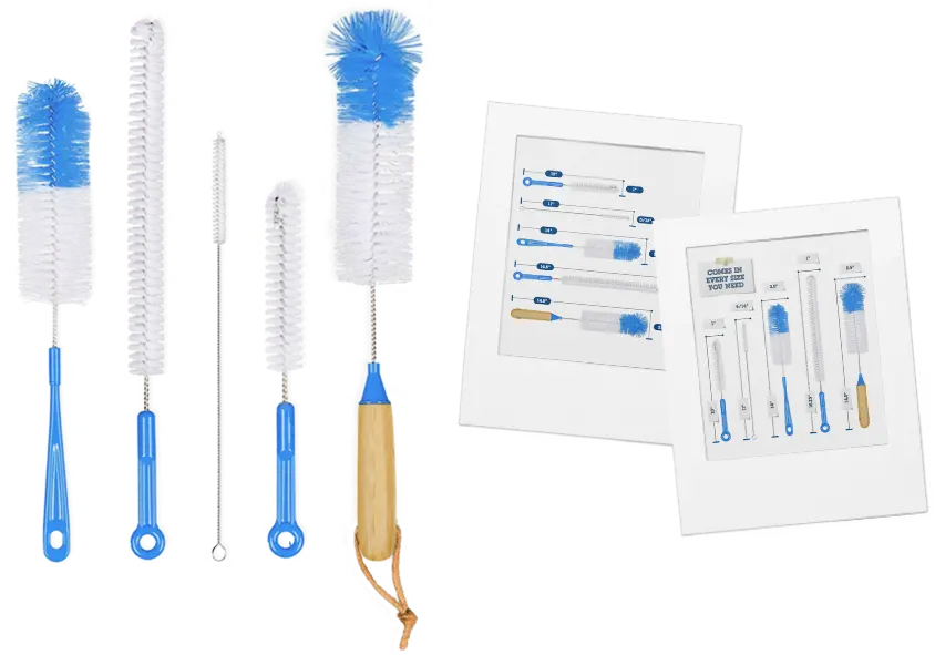 Bottle Cleaning Brush Set