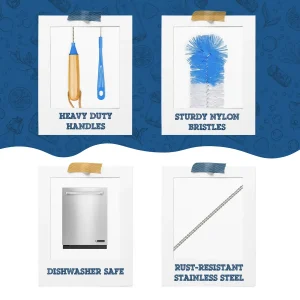 Bottle Brush Cleaner Set