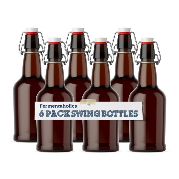 Brown Swing Top Glass Bottles