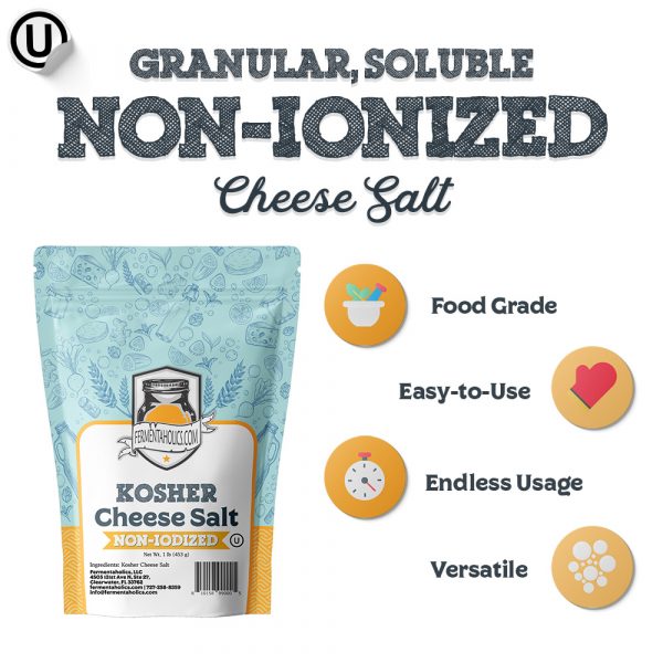 Kosher Cheesemaking Salt