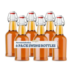 6 Pack Clear Grolsch Bottles