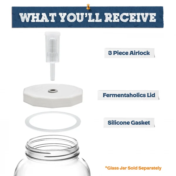 Gallon Jar Fermentation Lid