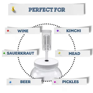 Fermentation Lid With Airlock