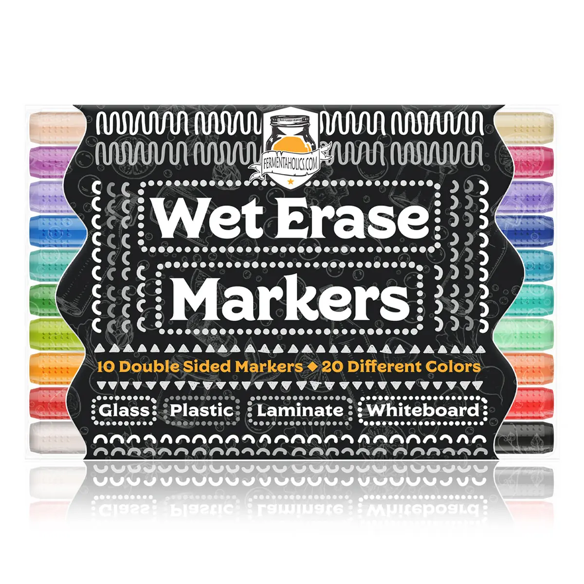 Double Sided Glass Markers