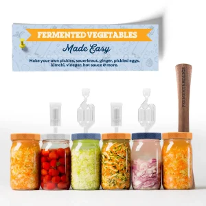 Mason Jar Lids with S-Airlocks