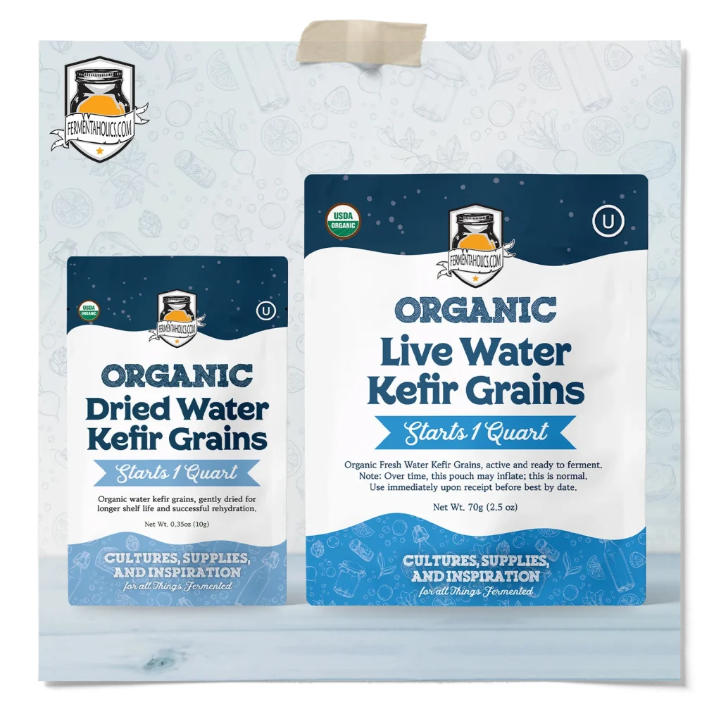 Dry vs Live Water Kefir Grains