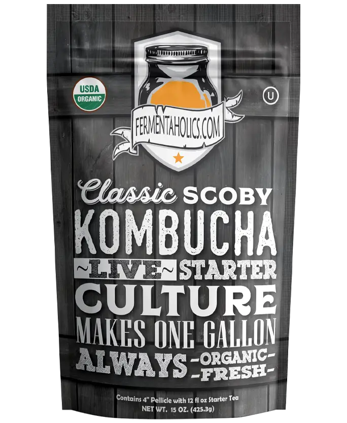 Classic Kombucha Scoby Live Starter Culture