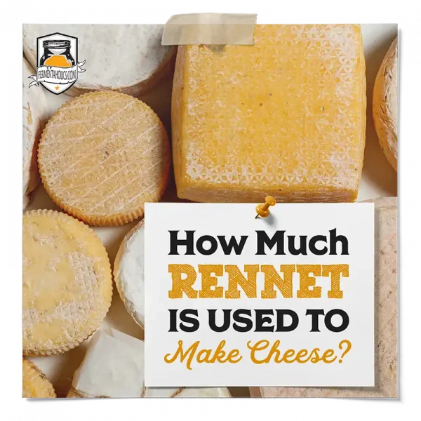 How Much Rennet Is Used To Make Cheese