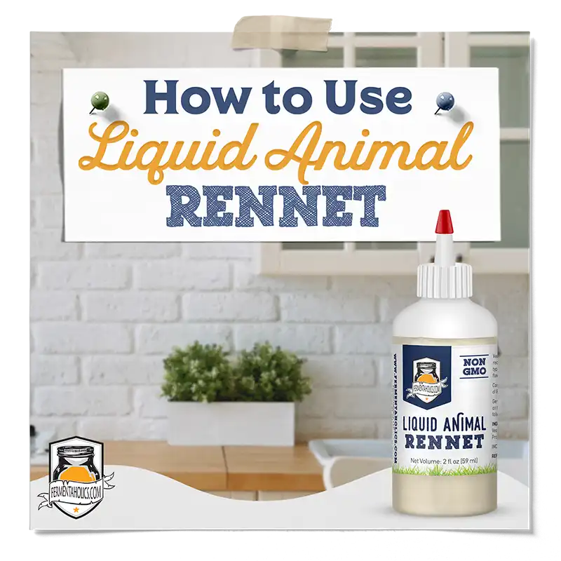 how to use liquid animal rennet