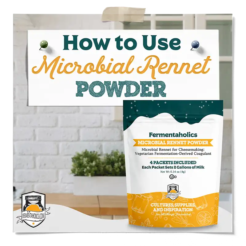 how to use microbial rennet powder