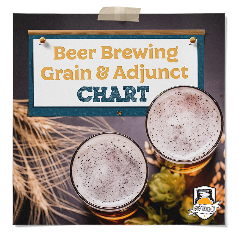 Beer Brewing Grain and Adjunct Chart