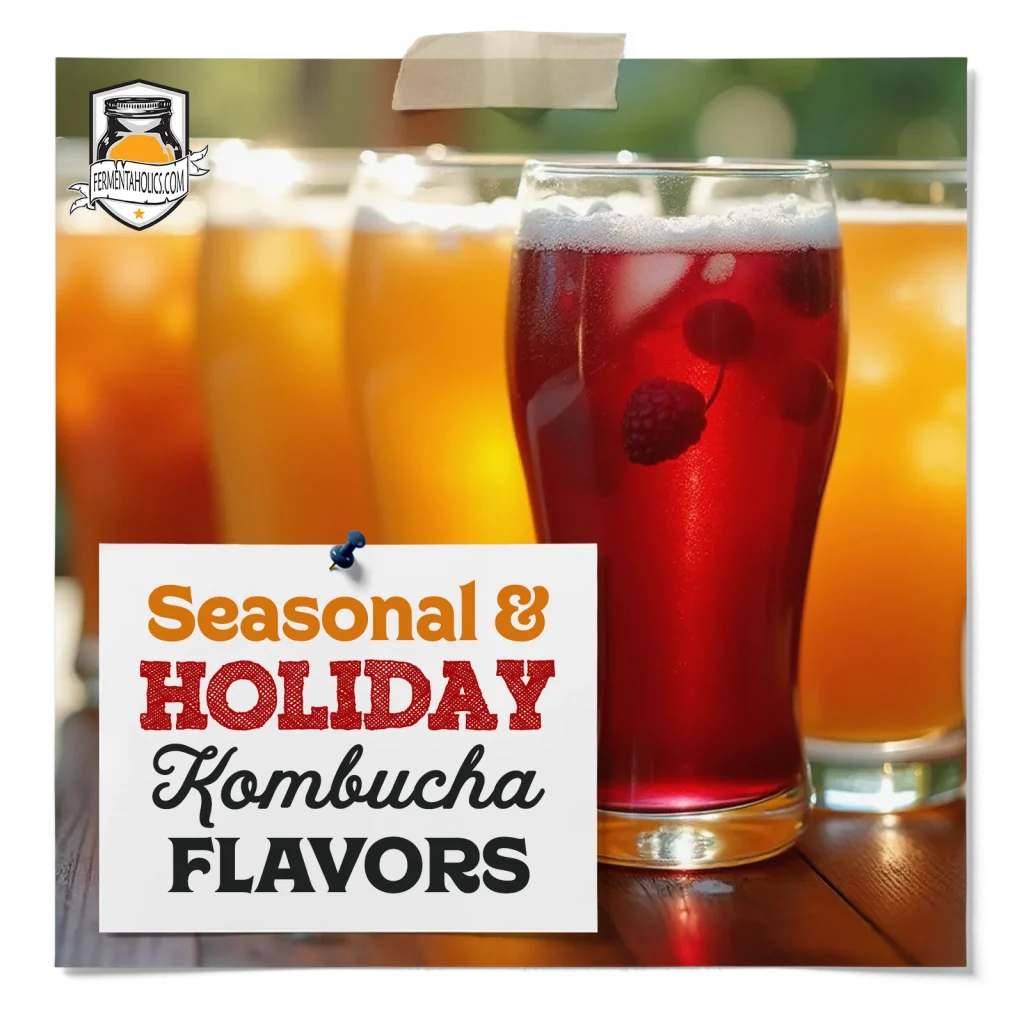 Seasonal and Holiday Kombucha Flavors