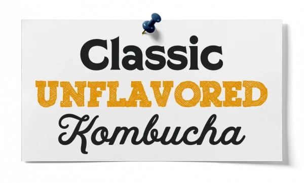 Classic Unflavored Kombucha
