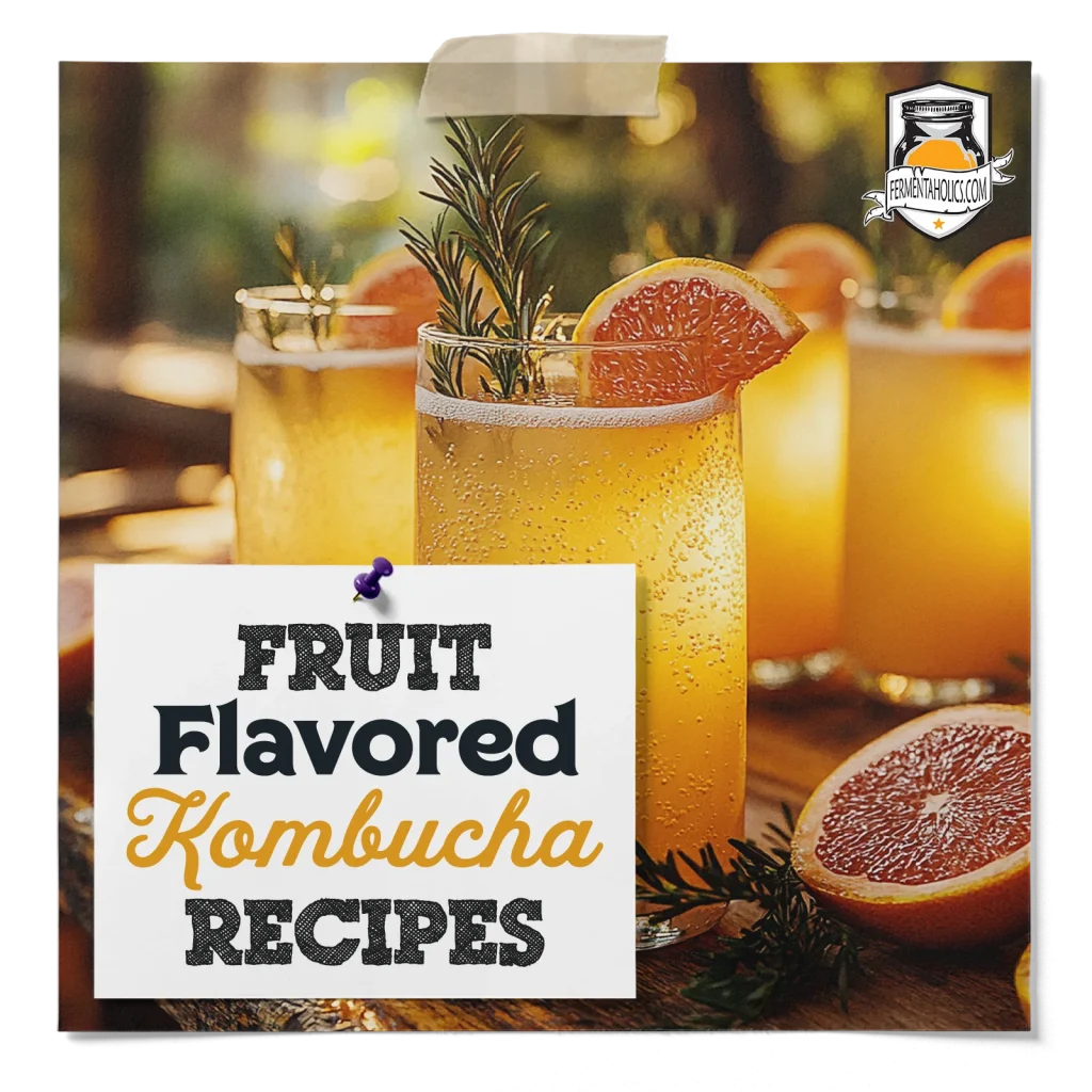 fruit flavored kombucha recipes