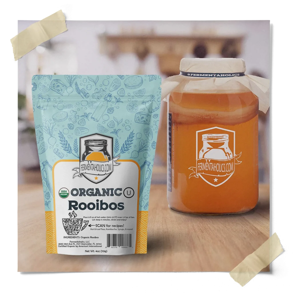 How To Make Kombucha With Rooibos Tea