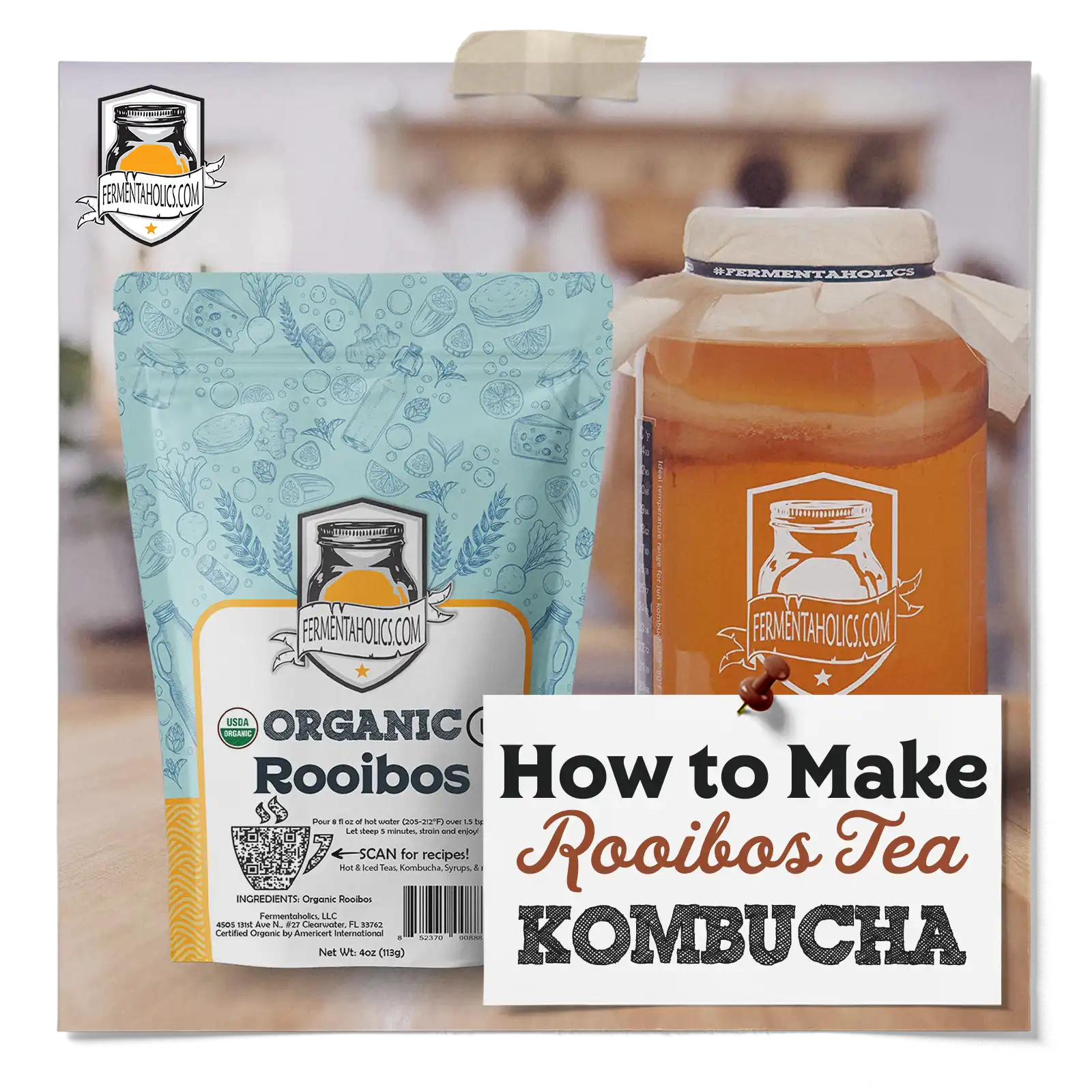Rooibos Tea Kombucha