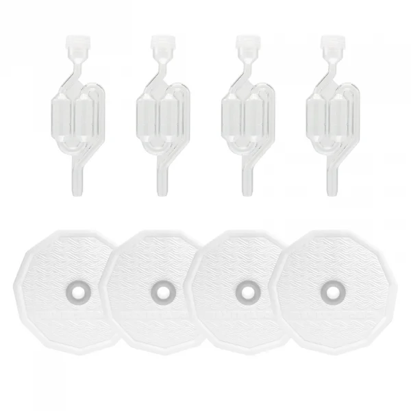 4-Pack Wide Mouth Mason Jar Fermentation Lids With S-Airlocks