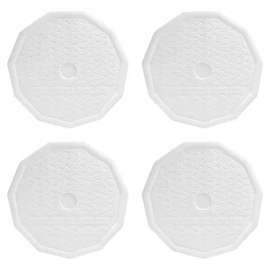 4-Pack White Wide Mouth Mason Jar Lids