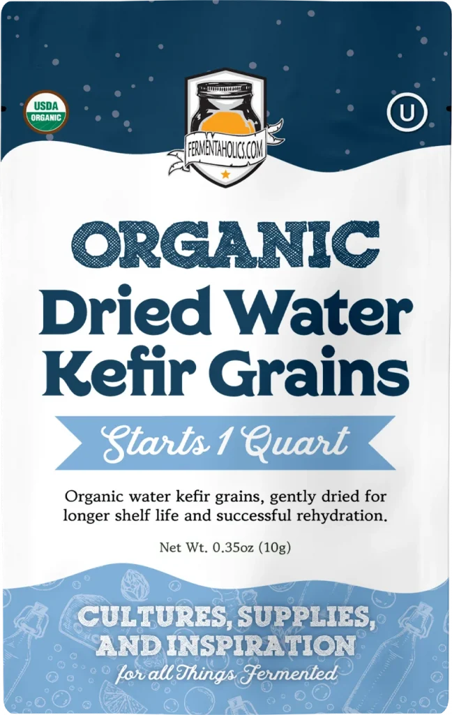 Driedwaterkefirgrains