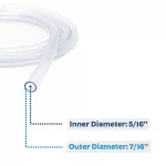 Clear Tubing, 5/16" ID x 7/16" OD - 5ft