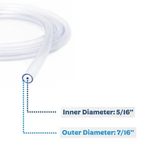 Clear Tubing, 5/16" ID x 7/16" OD - 5ft