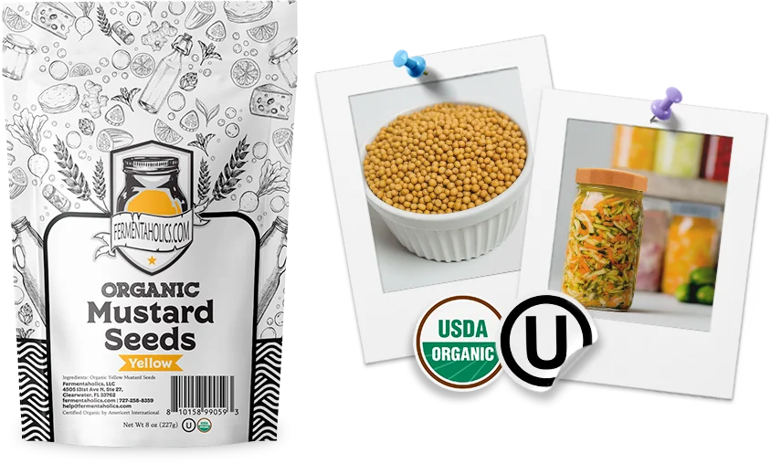 Organic Yellow Mustard Seeds