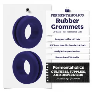Dark Blue Rubber Grommet