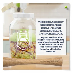 20 Pack Rubber Grommet Light Blue