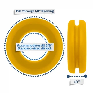 Orange 1 2 Rubber Grommet